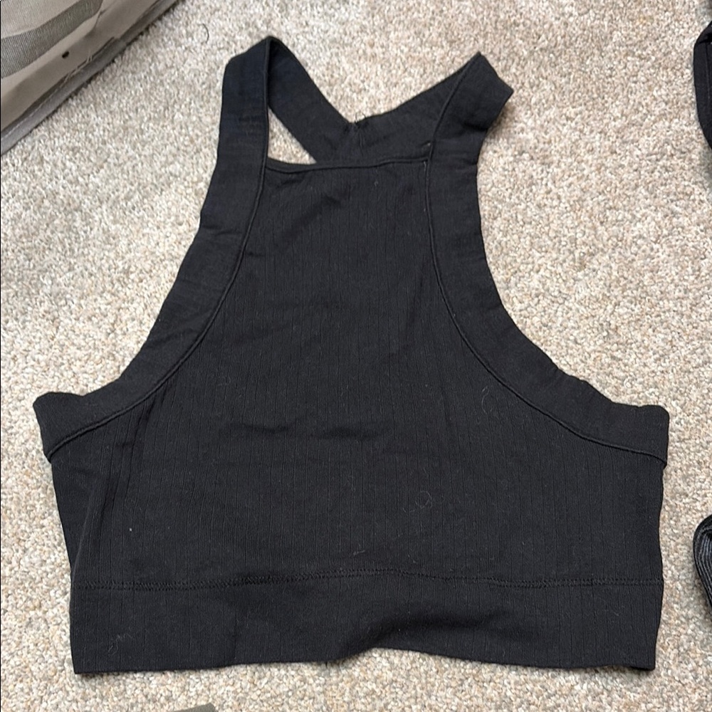 Intimately by Free People Black Women's Crop Top size S